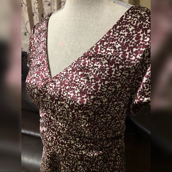 ❤️SOLD❤️ Cato Burgundy Tie-back Tie-sleeve Blouse - Picture 5 of 7